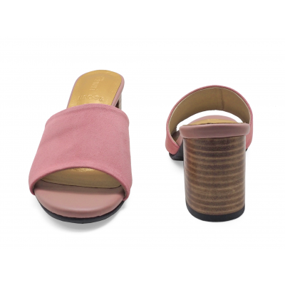 Women Sandals HSC-95 Pink Suede